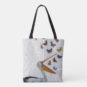 Tote Bag Pelican & Papillons (Dos)