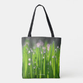 Tote Bag Pelouse bedebée dans la lumière du matin (Dos)