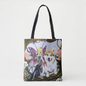 Tote Bag Pembroke Welsh Corgi Fairy Imaginaire (Devant)