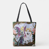 Tote Bag Pembroke Welsh Corgi Fairy Imaginaire (Dos)
