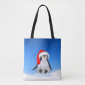 Tote Bag Penguin de Christmas (Devant)