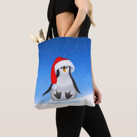 Tote Bag Penguin de Christmas (De près)