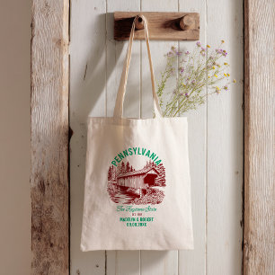 Tote Bag Pennsylvanie Mariage Welcome Bag, State Love