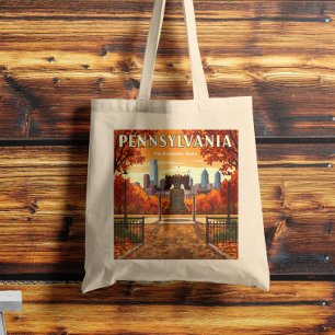 Tote Bag Pennsylvanie vintage