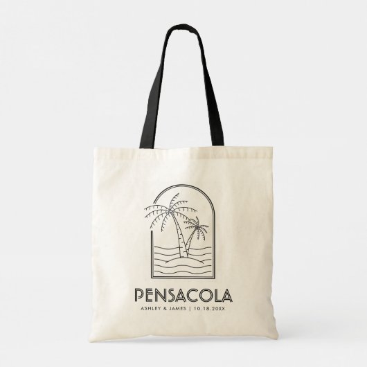 Tote Bag Pensacola Floride Mariage Week-end Destination (Dos)