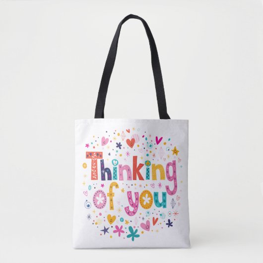 Tote Bag Pensée à vous (Devant)