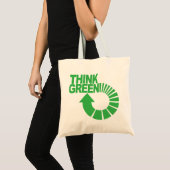 Tote Bag penser vert (Devant (produit))