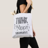 TOTE BAG PENSEZ À DES PENSÉES HEUREUSES (De près)
