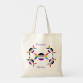 Tote Bag Pentacle de la déesse gay pride Triple Moon (Dos)