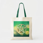 Tote Bag Pentacle vert complexe (Devant)