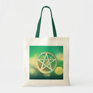 Tote Bag Pentacle vert complexe