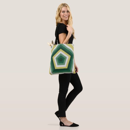 Tote Bag Pentagone Mirage (Sur le modèle)