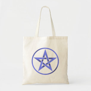 Tote Bag Pentagramme bleu de pentagone étoilé