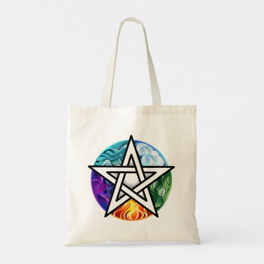 Tote Bag pentagramme du Wiccan (Dos)