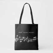 Tote Bag Pentagramme musical (Devant)
