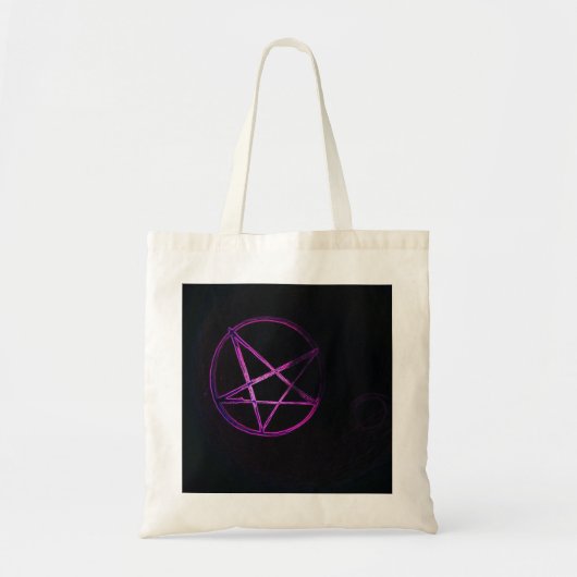 Tote Bag pentagramme pourpre (Devant)