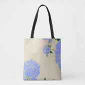 Tote Bag Peonies bleues (Devant)