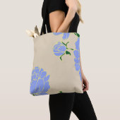 Tote Bag Peonies bleues (De près)