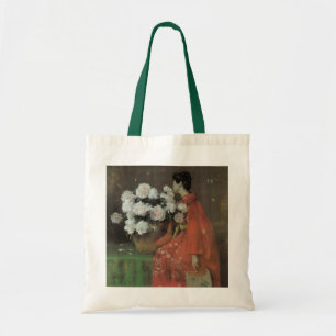 Tote Bag Peonies de William Merritt Chase, Art Vintage