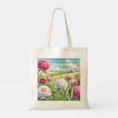 Tote Bag Peonies et devis (Dos)