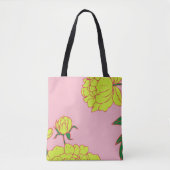 Tote Bag Peonies jaunes #2 (Devant)