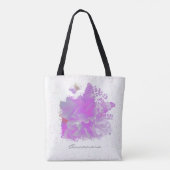Tote Bag *~* Peony rose Peony Peony Papillon Bébé AR3 (Dos)