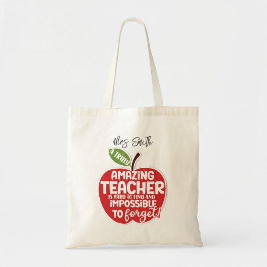 Tote Bag Pépinière Enseignant vraiment extraordinaire profe (Devant)