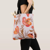 Tote Bag Pépites Fleurs Motif sans couture sur un backgr be (De près)