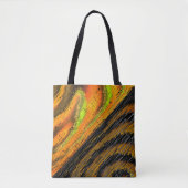 Tote Bag Pequeno mosaico amarelado transversal e deformado (Devant)