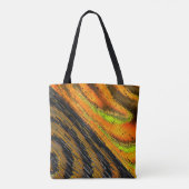Tote Bag Pequeno mosaico amarelado transversal e deformado (Dos)