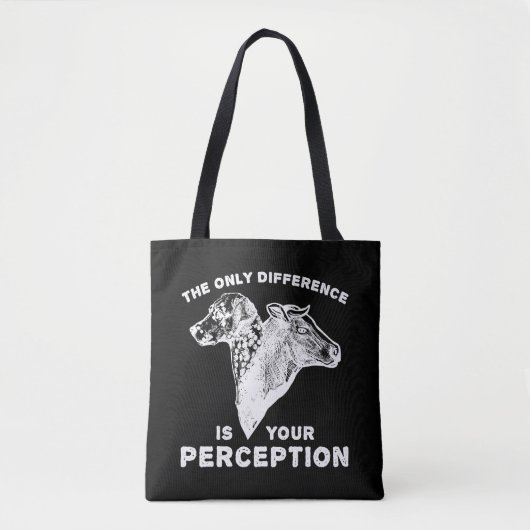 Tote Bag Perception du bien-être des animaux Activistes pou (Devant)