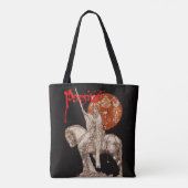 Tote Bag PERCEVAL LÉGENDE /QUÊTE DE L'Imaginaire SAINT GRAI (Dos)