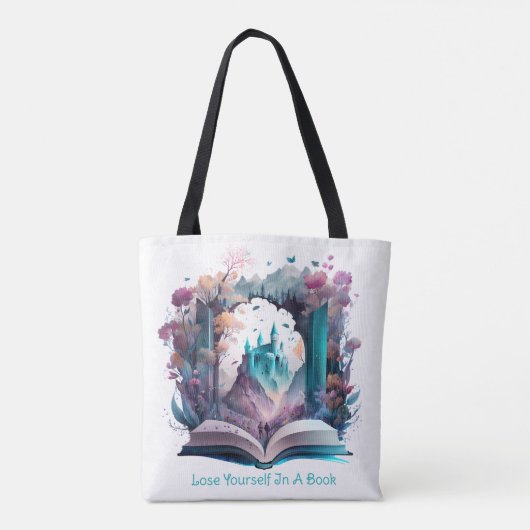 Tote Bag Perdez-Vous Dans Un Livre (Dos)