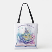 Tote Bag Perdez-vous dans un livre (Dos)