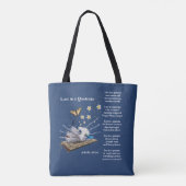 Tote Bag Perdu dans une quasi-série de poésie Fourre-tout p (Dos)
