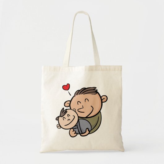 Tote Bag Père Et Bébé (Devant)