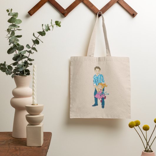 Tote Bag Père Et Fille