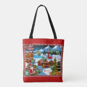 Tote Bag Père Noël a un peu de plaisir (Dos)