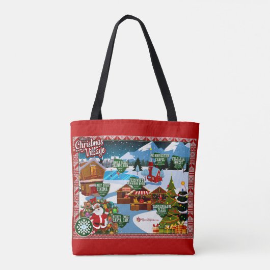 Tote Bag Père Noël a un peu de plaisir (Dos)