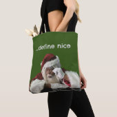 Tote Bag Père Noël a un peu de plaisir (De près)