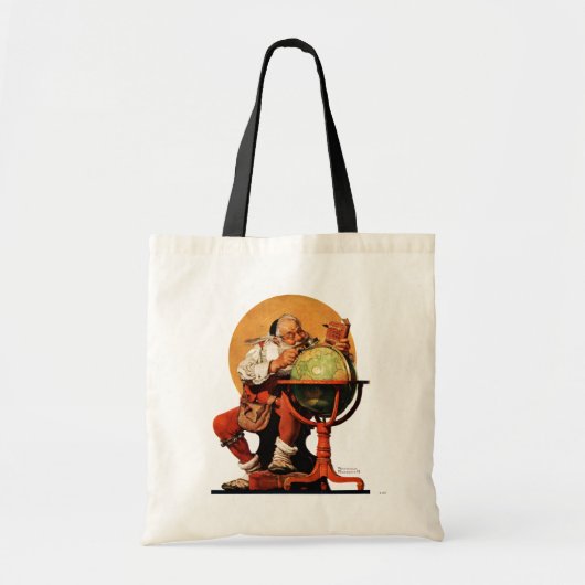 Tote Bag Père Noël au monde (Devant)