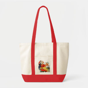 Tote Bag Père Noël au travail