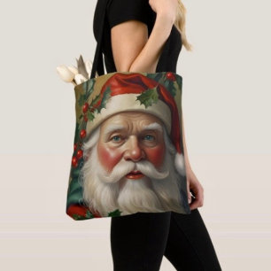 Tote Bag Père Noël avec gui