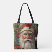 Tote Bag Père Noël avec gui (Dos)