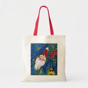 Tote Bag PÈRE NOËL AVEC JOUETS Nuit de Noël