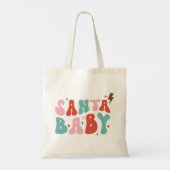 Tote Bag Père Noël Baby Retro Christmas (Dos)