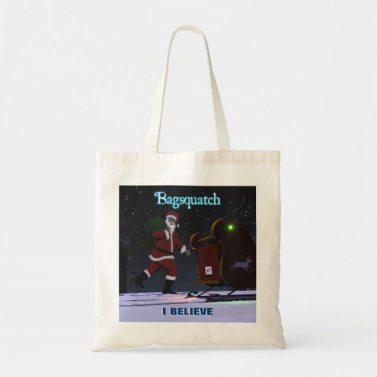 Tote Bag Père Noël - Bagsquatch (Devant)
