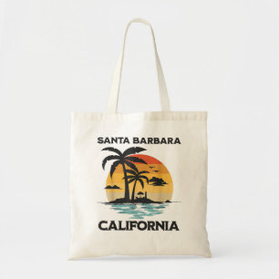 Tote Bag Père Noël Barbara California BeachSurf Vacances d'