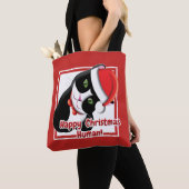 Tote Bag Père Noël Cat (De près)