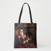 Tote Bag Père Noël Cosy Nook (Devant)